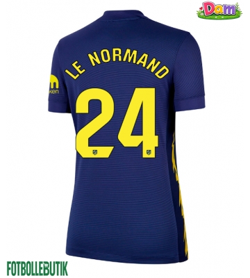 Atletico Madrid Robin Le Normand #24 Bortatröja Kvinnor 2025-26 Kortärmad